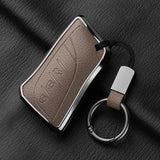 Aluminum Alloy Goatskin Car Key Case Cover For Lexus