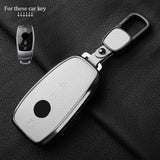 Metal and Leather Car Key Case Cover for Mercedes Benz