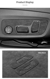 For BMW X3 G45（2025-）Seat Side Control Panel Frame Trim Sticker Car Premium Interior Custom Tuning Accessori Made of Alcantara