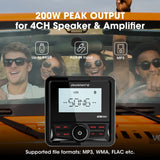 Waterproof Bluetooth Marine Radio for Boats RVs