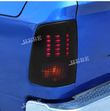 Tail Light Cover Black ABS For Dodge RAM 1500 2009-2017