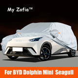 For BYD Dolphin Mini Seagull 2024 2025 2026 Full Car Cover Outdoor Sun Anti UV Rain Snow Dust Protection Oxford Cloth Auto pa