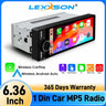 6.36-Inch Wireless CarPlay Android Auto 1-DIN Multimedia Player