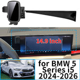 Magnetic Wireless Fast Charging Phone Holder for BMW 5 Series 2024–2026 Car Phone Holder CATUSIKI