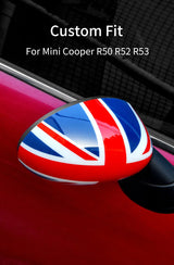 Rearview Mirror Cover Caps for Mini Cooper R55-R61 Car Interior Accessory GMUNI