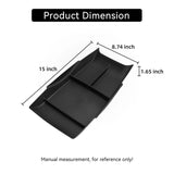 Center Console Lower Storage Box for BYD Seal 06GT 2024 2025 Car Central Tray TPE Organizer Accessories Tidying Black Car Int
