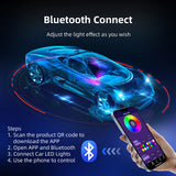 18-in-1 RGB LED Interior Ambient Lighting Kit for Universal Fit LED Ambient Light OEM
