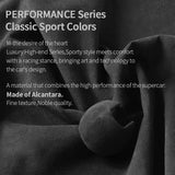 Made of Alcantara For Audi A3 Q2 S3 TT Sport Gear Shift Knob Boot Cover Decorative Trim Sticker Car Interior Tuning Accessori