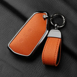 Goatskin Car Key Case Cover for Volkswagen Golf 8 MK8 ID.3 ID.4 Cupra Skoda Octavia A8 SEAT Leon MK4 2020 2021 Formentor Tarraco