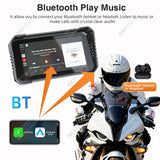 6 Inch CarPlay GPS Navigator with DVR for Motorcycles