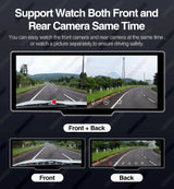 10inch Dashcam Wireless CarPlay Universal DVR