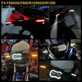 DRL Projection LED Turn Signals For BMW Motorcycle Car Interior Accessory ANGLELITE