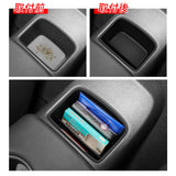 Toyota Supra 2018-2025 Center Console Storage Box Car Central Tray TPE Organizer Accessories Tidying Black Car Interior Acces