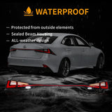 LED Tail Lights w Sequential Signal for Lexus IS 2014