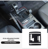ABS Gearshift Trim for Mitsubishi Pajero 2007-2021 Car Interior Accessory HEBE