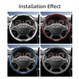Carbon Fiber Wheel Cover for Dacia Duster Sandero Jogger Car Interior Accessory Hocasen