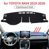 Premium Anti-Glare Dashboard Cover for Toyota RAV4 2019–2024 Dashboard Mat CATUSIKI BLACK LHD