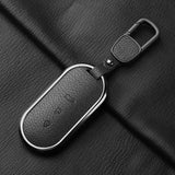 Aluminum Alloy Goatskin Car Key Case Cover For HUAWEI Aito M5 M7 2022 Car Key Case Protect Fob