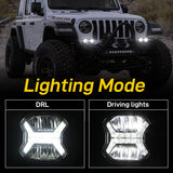 Led Work Light Bar 4 Inch Led Headlight 12v Drl for Jeep Wrangler JK Off Road 4x4 Truck accessories Lada Atv Spotlight Car Li