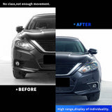 LED Fog Light Assembly Frame for Nissan Altima 2016-2018 Car Interior Accessory MAGIC COLORM