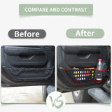 Netted Front Door Storage Box for Jeep Wrangler JL