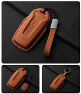 Goatskin car key case for VW Touareg