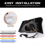 LED Taillight Assembly for Toyota Vios 2008-2013 LED Ambient Light MAGIC COLORM