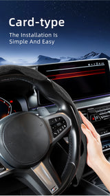 Sports Suede Split Steering Wheel Cover for Opel Models