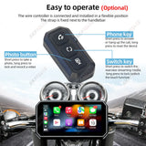 6.3 Inch Waterproof Motorcycle GPS with CarPlay Auto