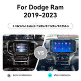 13.1 Inch Android Multimedia Player for Dodge Ram 2019-2023 Android Head Unit Aotsr