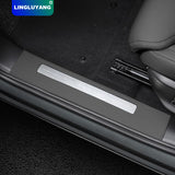 Scratch Resistant Door Threshold for Volvo XC70 Car Interior Accessory LINGLUYANG