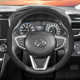 Perforated Leather Wheel Cover for Perodua Myvi