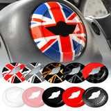 Steering Wheel Center Emblem for Mini Cooper R-Series Car Interior Accessory GMUNI