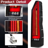 LED Tail Light Assembly Smoked for Toyota Hiace 2019 LED Ambient Light MAGIC COLORM