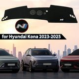 Anti-Slip Leather Dashboard Cover for Hyundai Kona 2023–2025 Dashboard Mat CATUSIKI