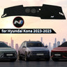 Anti-Slip Leather Dashboard Cover for Hyundai Kona 2023–2025