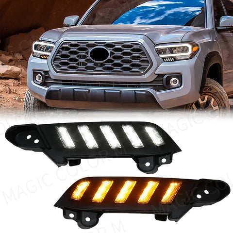 LED DRL White Signal for Toyota Tacoma 2016-2023 Car Interior Accessory MAGIC COLORM
