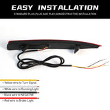 Rear Reflector Light Dynamic Signal for Toyota Corolla 2019- Car Interior Accessory MAGIC COLORM