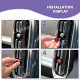 Vent Trim Ring Aluminum Alloy for Chery T2 2023 Car Interior Accessory HEBE