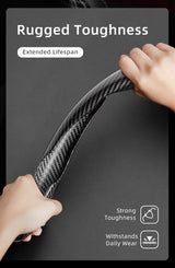 Carbon Fiber Steering Wheel Cover for Audi A4 A6 Q5