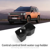 Hyundai Santa Fe 2024 2025 Car Water Cup Holder Anti-Slip Shock-Absorbing Center Console Cup Holder Insert Traying Car Interi