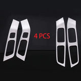 Stainless Window Button Trim for Volvo Car Interior Accessory LINGLUYANG 4PCS