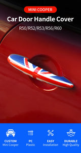 3D Door Handle Cover Protector for Mini Cooper R50-R60 Car Interior Accessory GMUNI