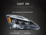 Matrix Headlights Blue DRL for Lexus IS250 IS350 Car Interior Accessory Vland