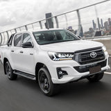 Dual Beam Projector Headlights for Hilux 2015-2020 LED Ambient Light VLAND
