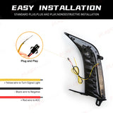 LED DRL with Radar Hole for Toyota Camry 2024 2025 LED Ambient Light MAGIC COLORM