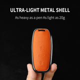 360 Degree Protection Metal Goatskin Car Key Case Cover For Audi A6 A7 A8 B9 A5 A4 8S 8W Q5 Q7 4M S5 S7 TT cars accessories C
