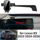 15W Wireless Charging Phone Mount for Lexus RX 2023-2026 Car Phone Holder OEM