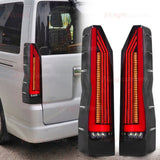LED Tail Light Assembly Smoked for Toyota Hiace 2019 LED Ambient Light MAGIC COLORM Smoked Lens