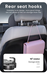 Car Seat Neck Pillow Lumbar Support Set - Universal Ergonomic Headrest for Driving Comfort